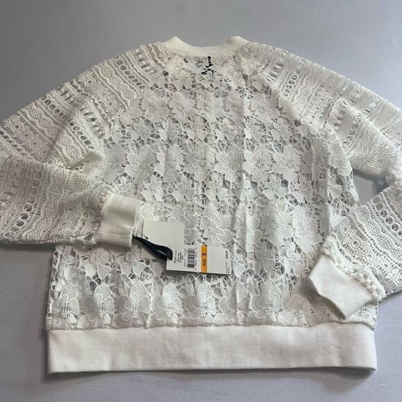 NWT Skye’s The Limit White Lacey Jacket Size Small New - Picture 6 of 9